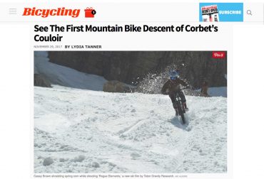 See The First Mountain Bike Descent of Corbet's Couloir